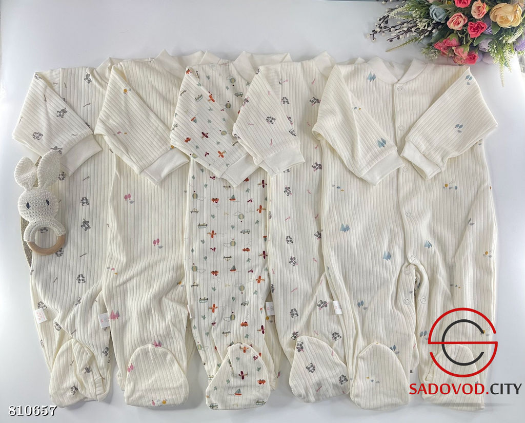 Комбинезоны в рубчик для малышей - Bruno фото 2