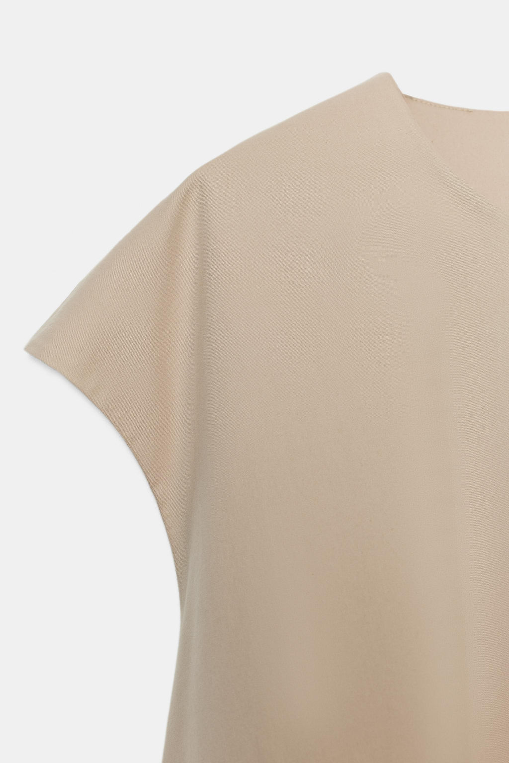 VESTIDO CORTO ZW COLLECTION / Camel claro - Zara фото 6