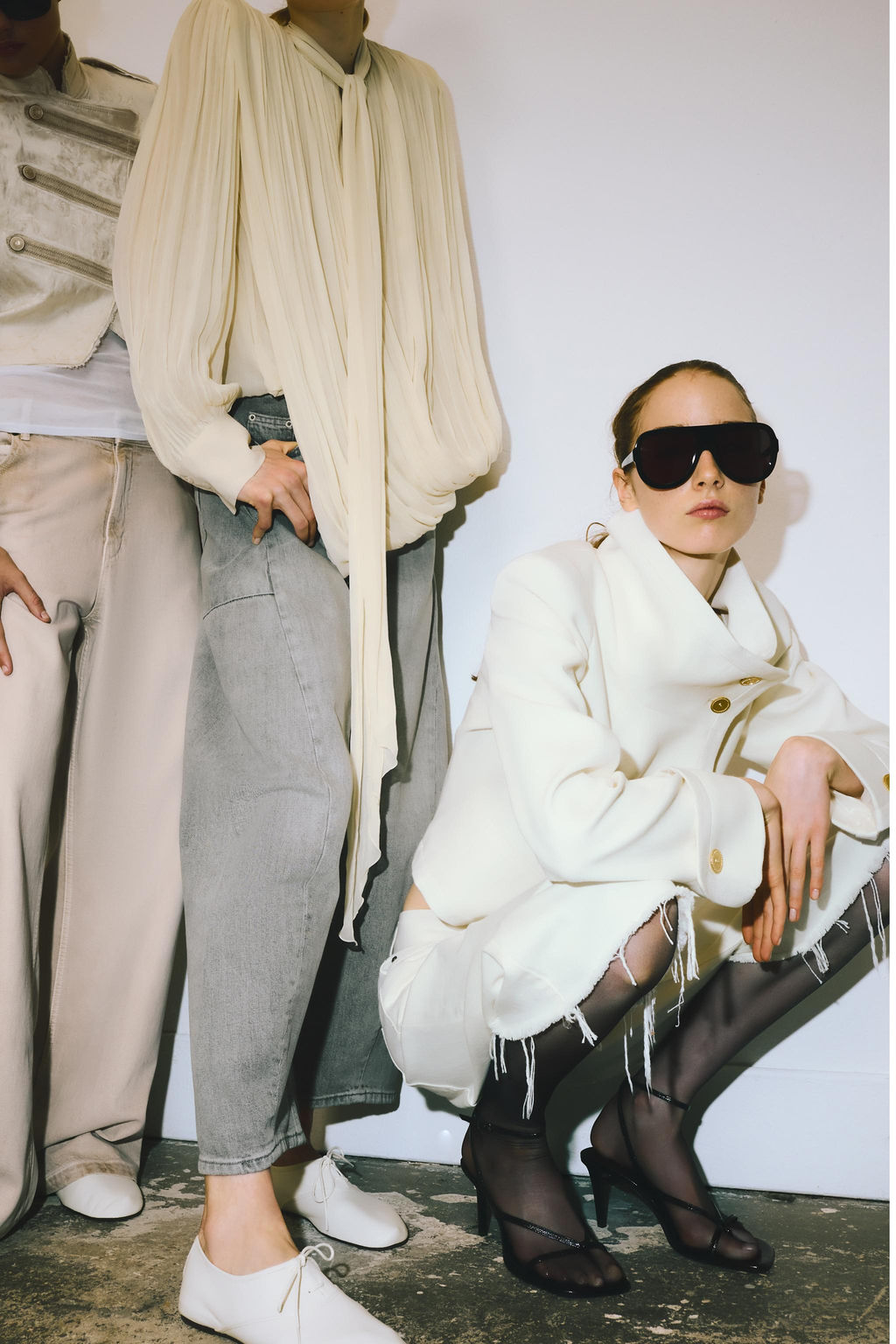 ZW COLLECTION CONTRAST CROPPED JACKET LIMITED EDITION - Zara фото 9