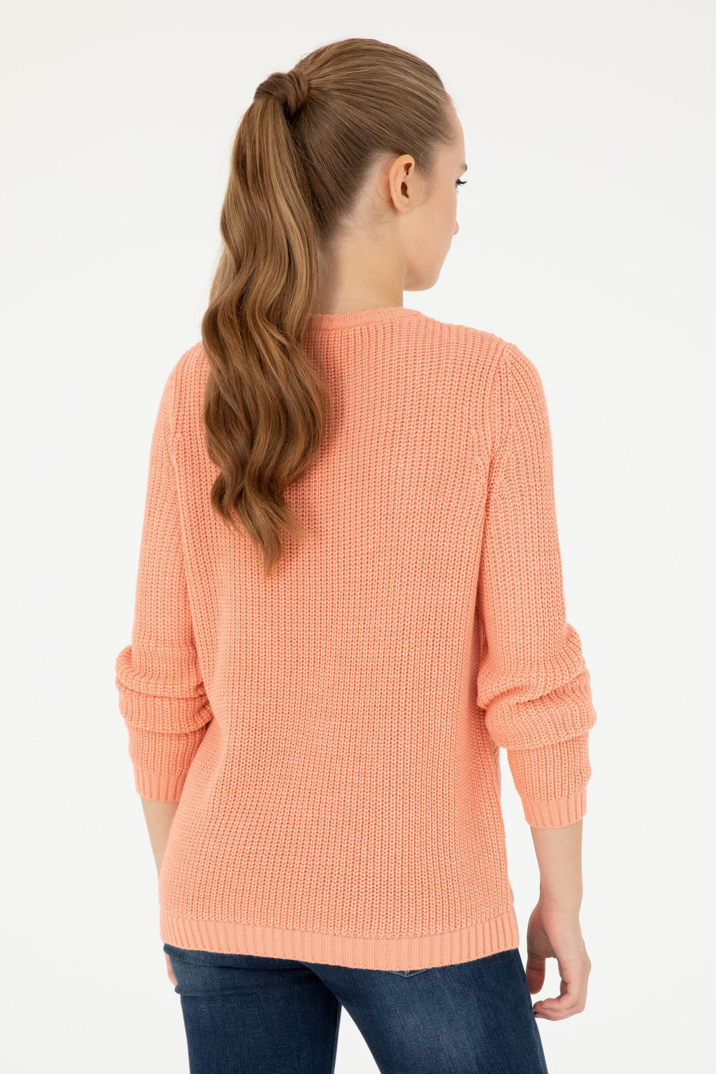 Женский свитер с лососем - U.s. polo assn фото 5