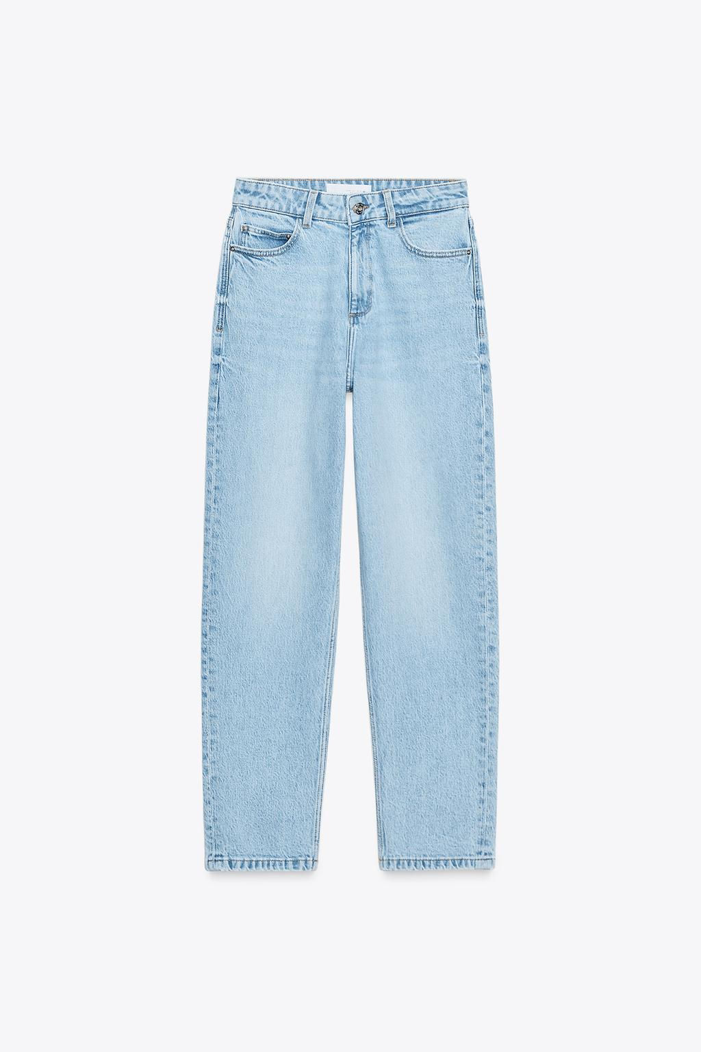 Z.01 MOM FIT COMFORT HIGH-WAIST JEANS - Zara фото 21