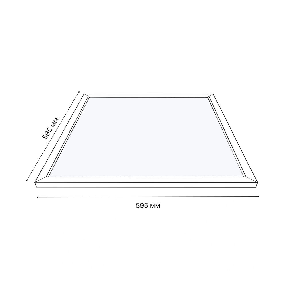 ULP-Q116 6060-36W/4000K+6500K WHITE Светильник светодиодный потолочный универсальный. Белый свет(4000K)/Холодный свет(5000К)/Дневной свет(6500K). Рассеиватель матовый. Встроенный и/п. Корпус белый. ТМ Volpe