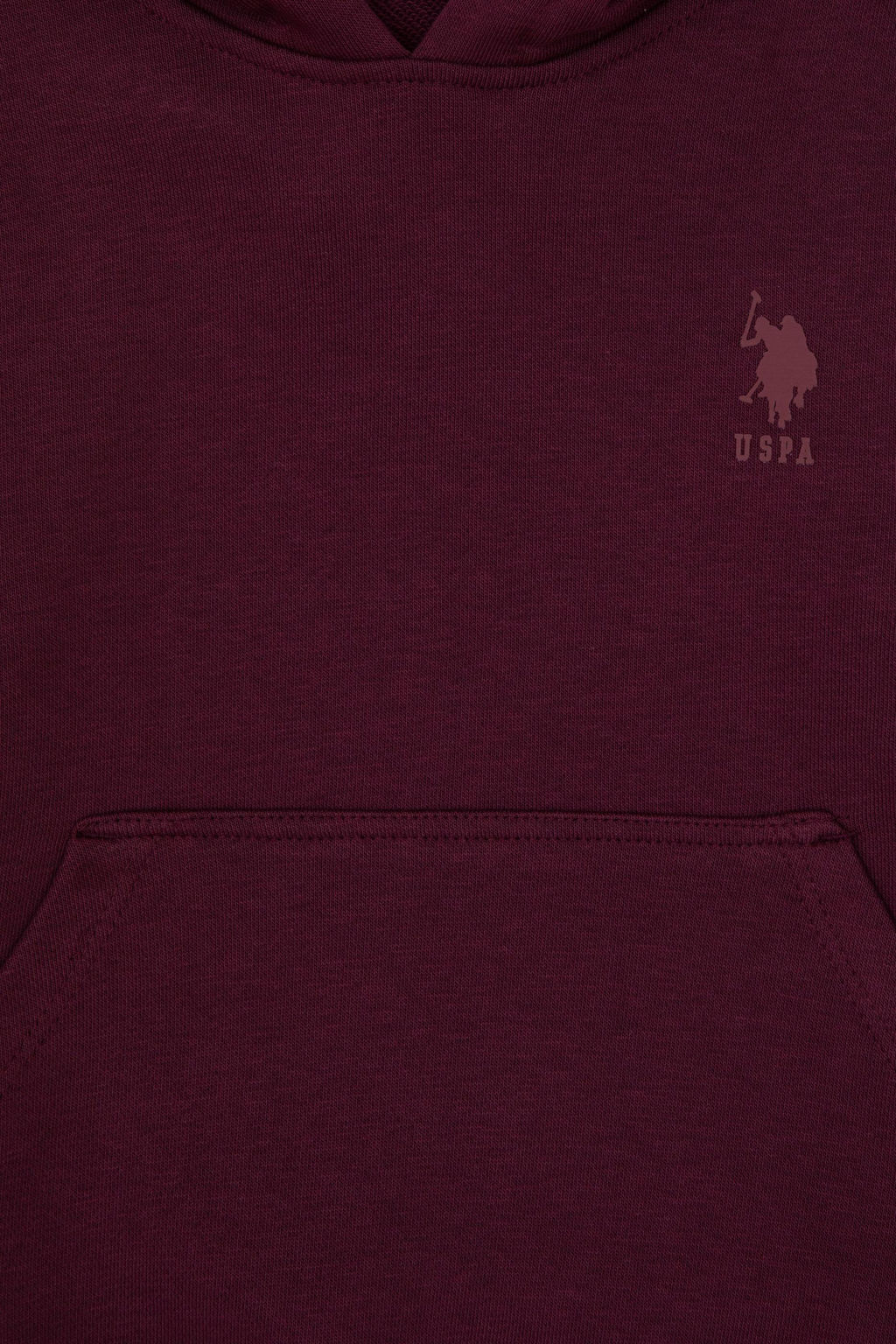 Erkek _ocuk Bordo Kap__onlu Basic Sweatshirt - U.s. polo assn фото 3
