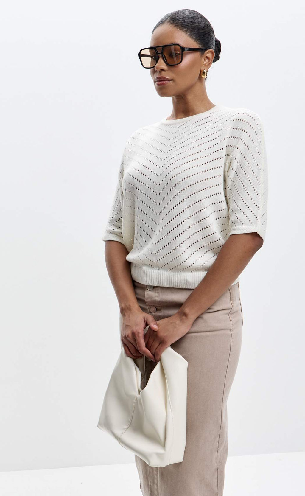 Джемпер F612-1580 milk - Fine joyce фото 5