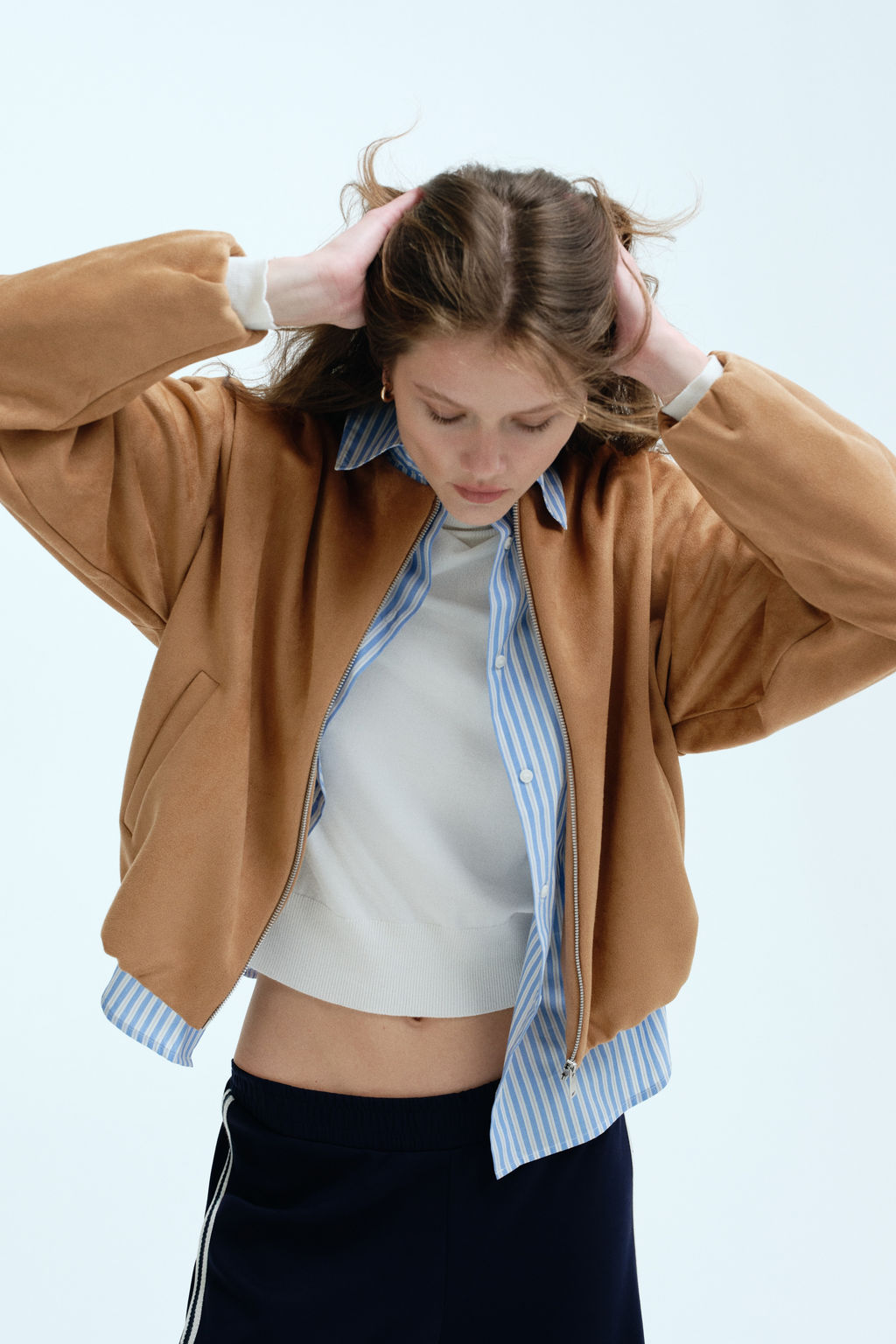Chaqueta oversize de punto - H&m фото 4
