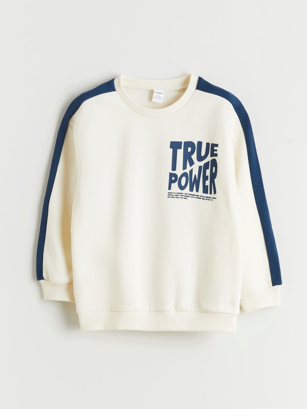 Bask?l? Erkek ?ocuk Sweatshirt