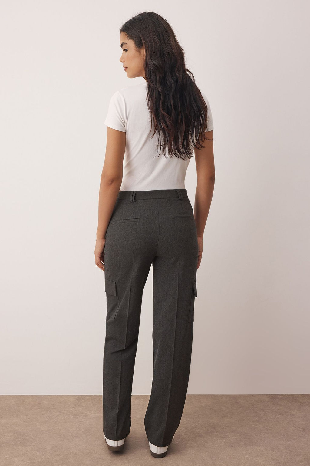 Gri Havuc Kal?p Kargo Cepli Kumas Pantolon TWOAW26PL00037 - Trendyolmilla фото 4