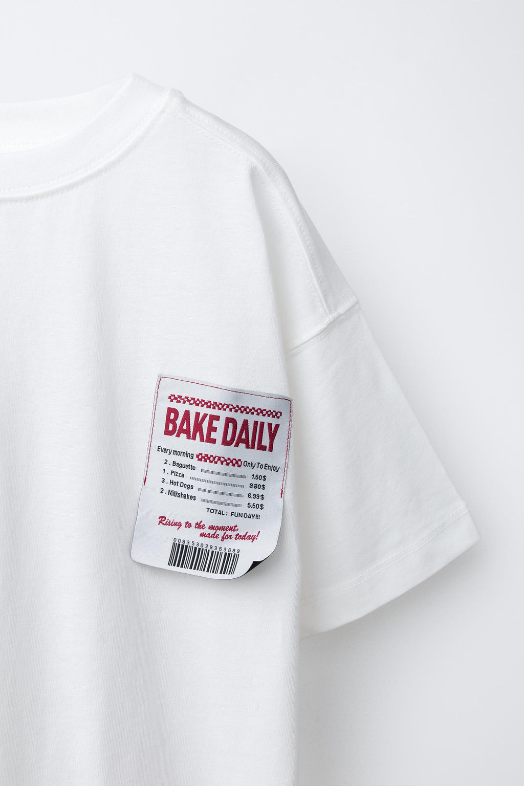 BREAD STICK PRINT T-SHIRT - Zara фото 7