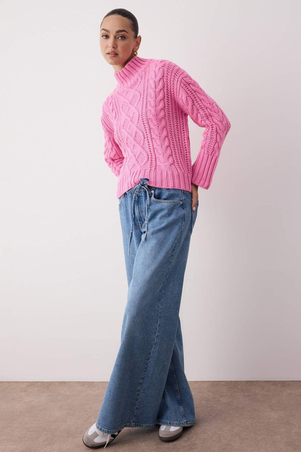 Tas Sac Orgulu Genis Kal?p Triko Kazak TWOAW26KZ00128 - Trendyolmilla фото 8