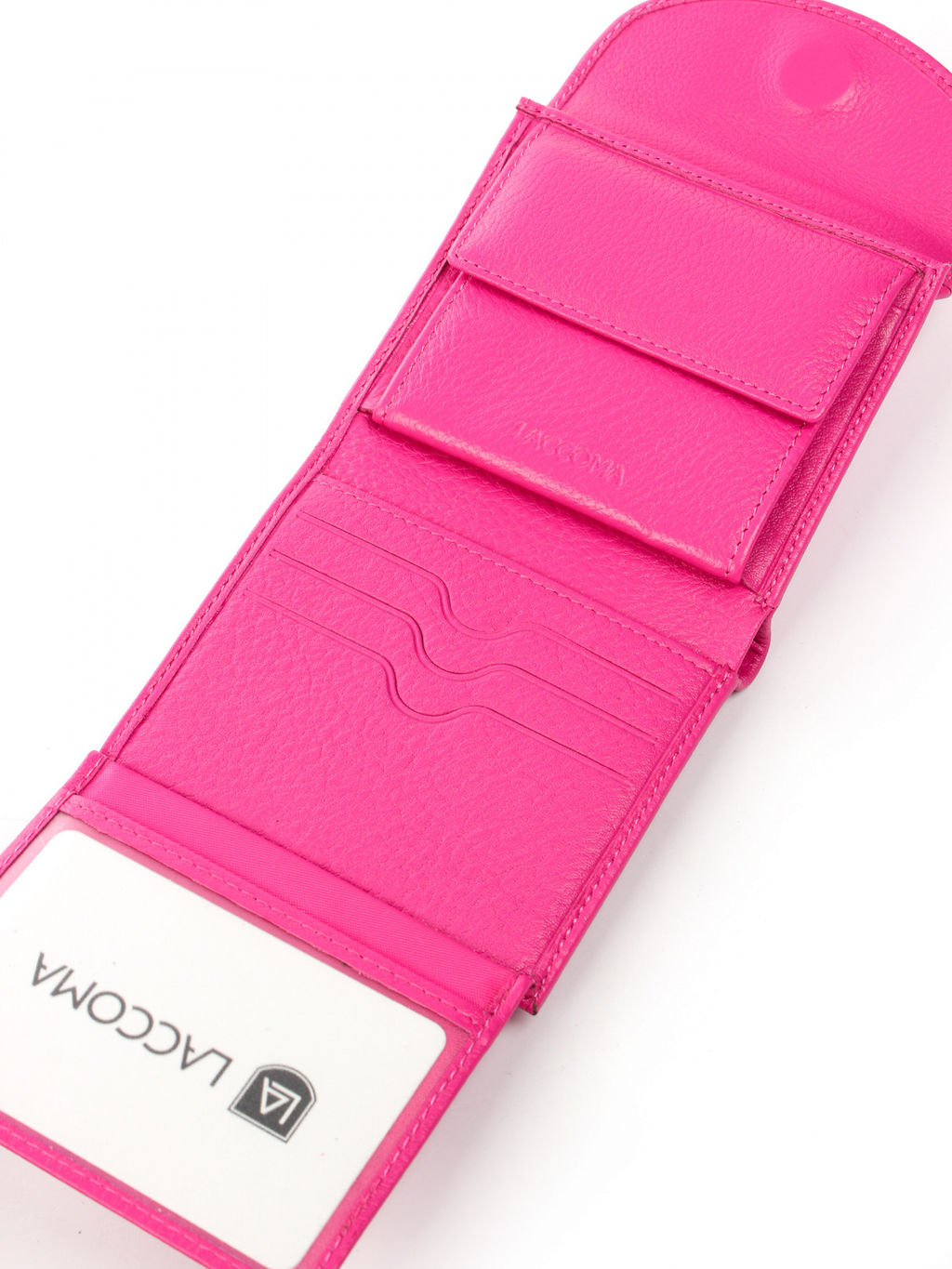 LACCOMA кошелек LA-2075-фуксия натуральная кожа