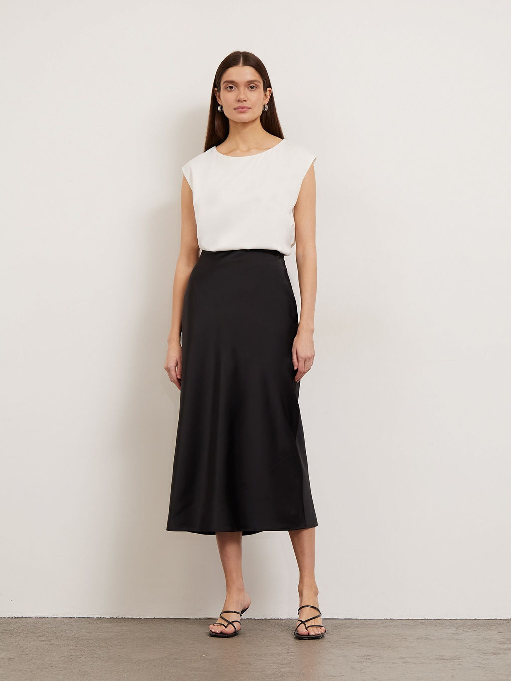 Однотонный топ B2815/snowdrop - Emka фото 3