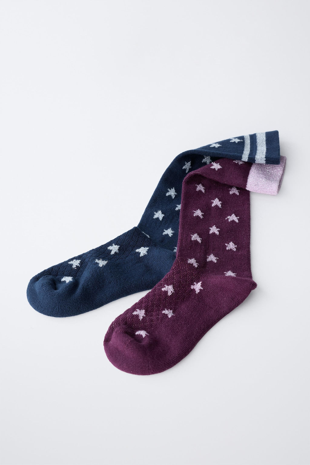 2-PACK OF STAR-PRINT TALL SOCKS - Zara фото 2