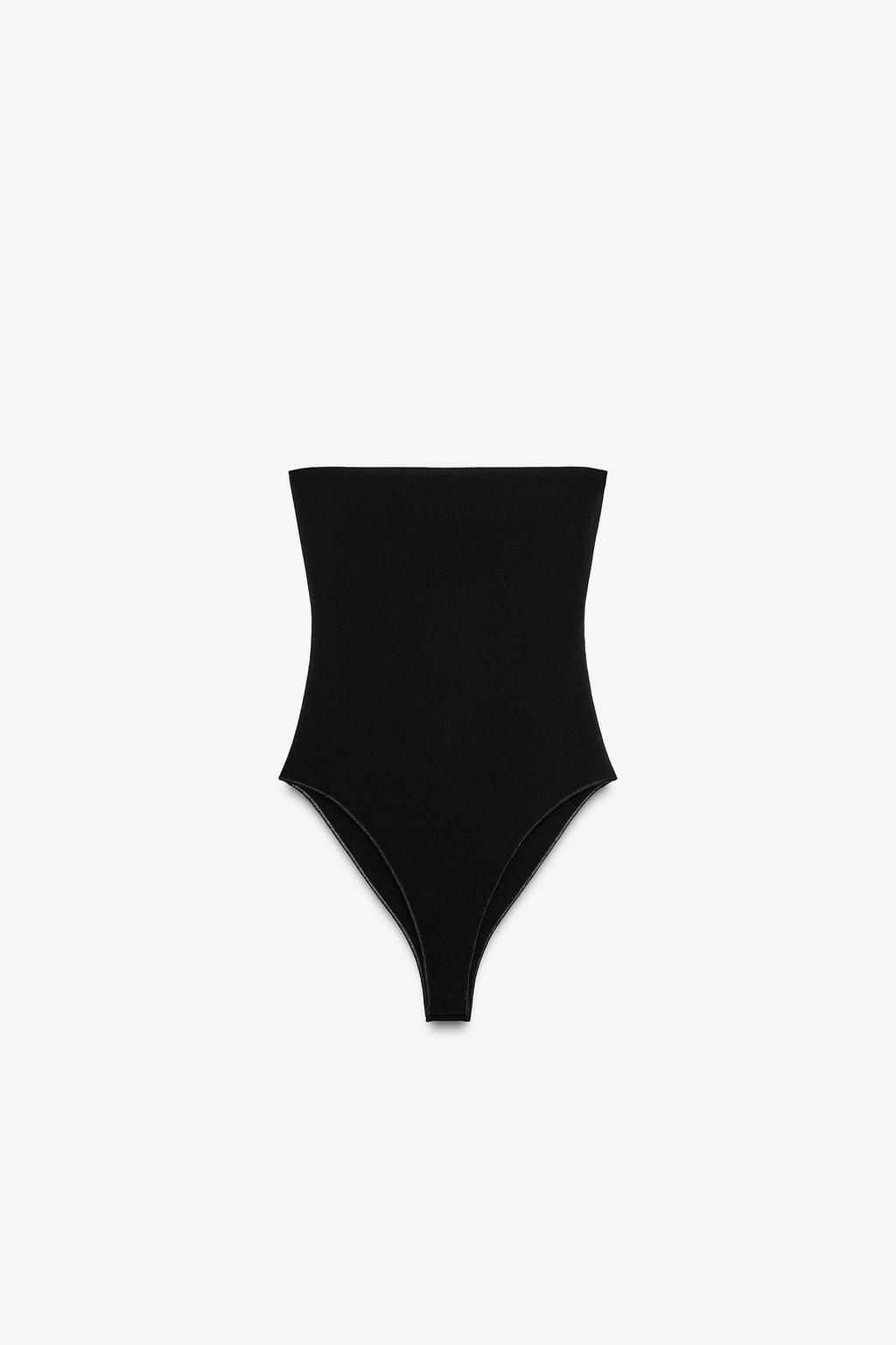 STRETCH BANDEAU BODYSUIT - Zara фото 10