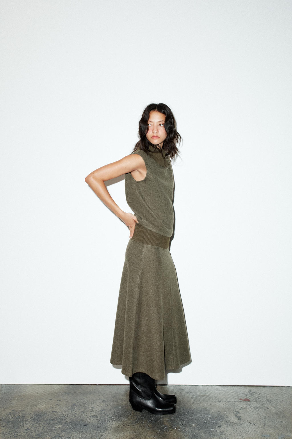 SOFT A-LINE SKIRT - Zara фото 3