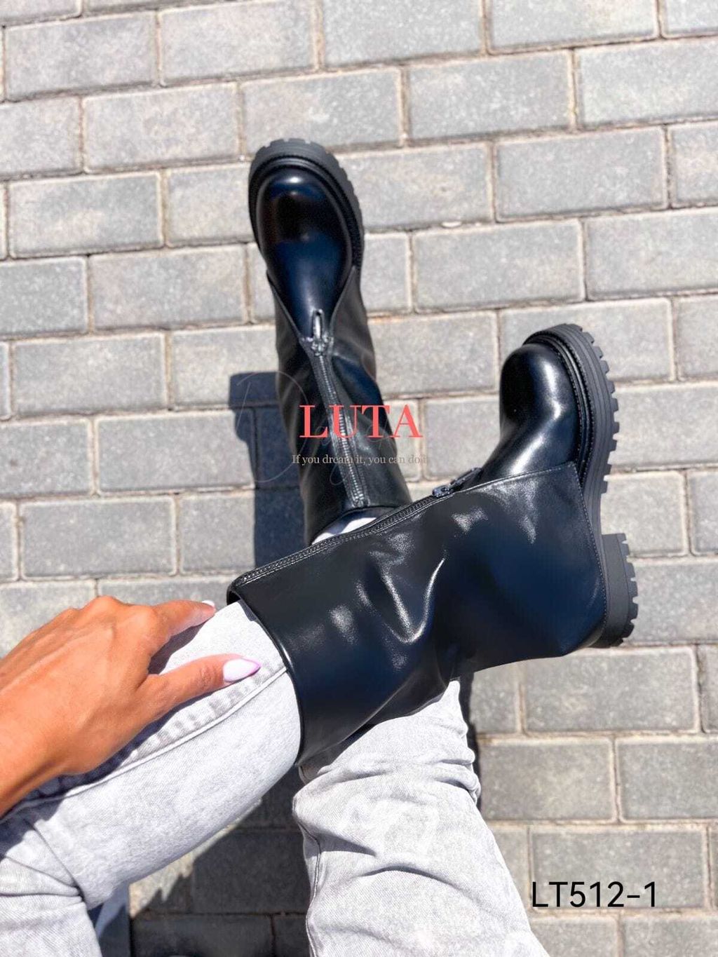 Сапоги (36-40)р. / шт. - Mergemax фото 4