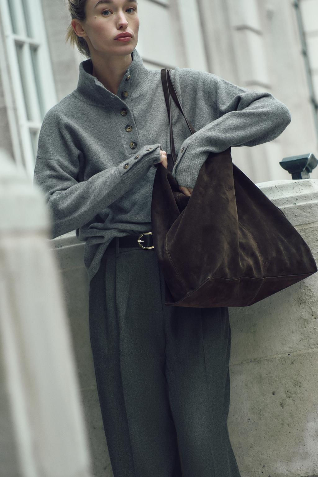 KNIT HIGH NECK SWEATER - Zara фото 2