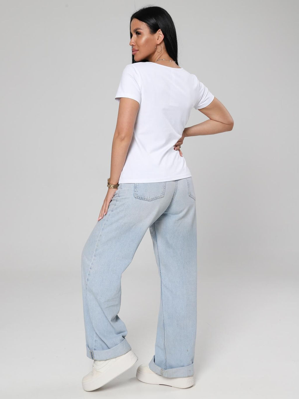 IV-CAPRIZ Заира - футболка из хлопка с лайкрой фото 6