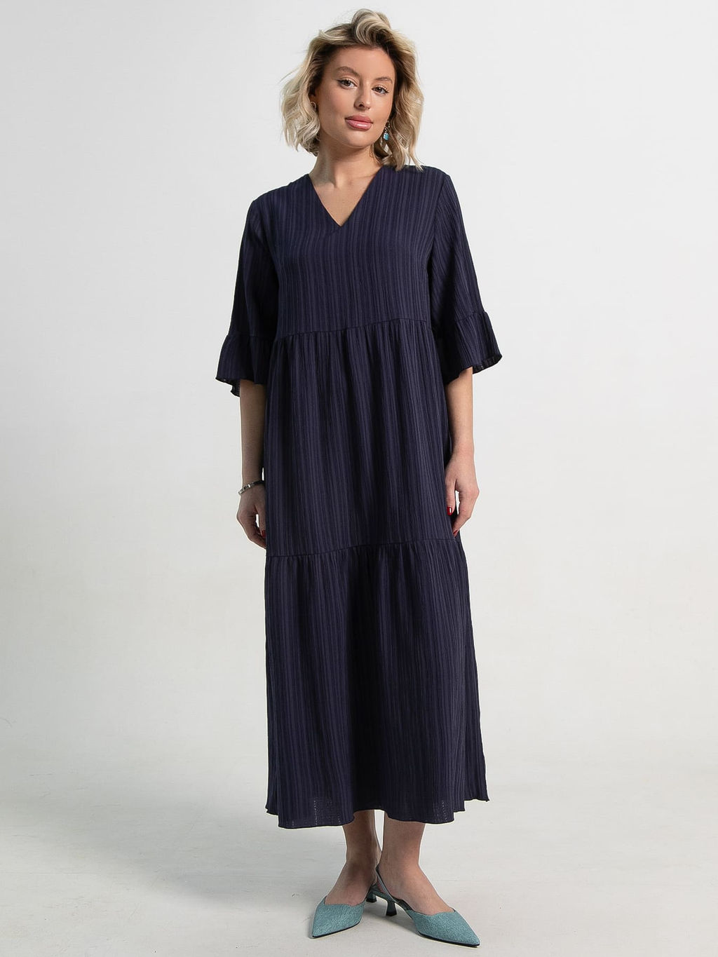 Платье бохо Марисоль (темно-синее) П15387-8М - Lt collection фото 7