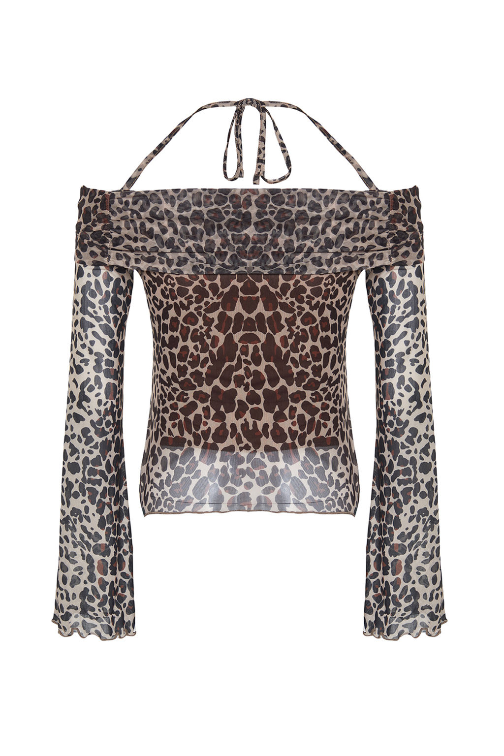 Trendyolmilla Haki Flare Kollu Baglama Detayl? Orme Madonna Yaka Bluz TWOSS24BZ00046  фото 8