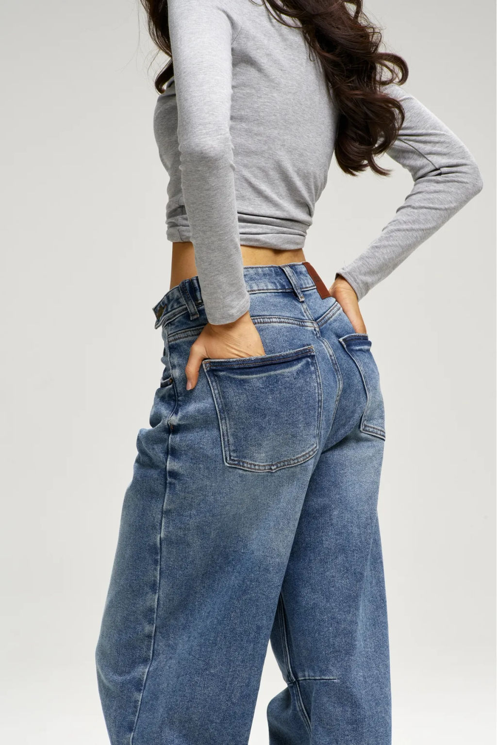 Джинсы BAGGY five buttons Blue