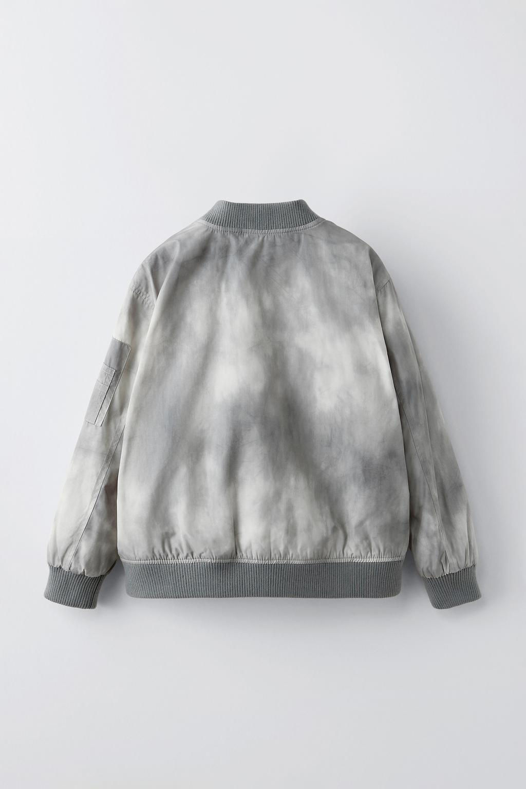 TIE-DYE NYLON BOMBER JACKET - Zara фото 2