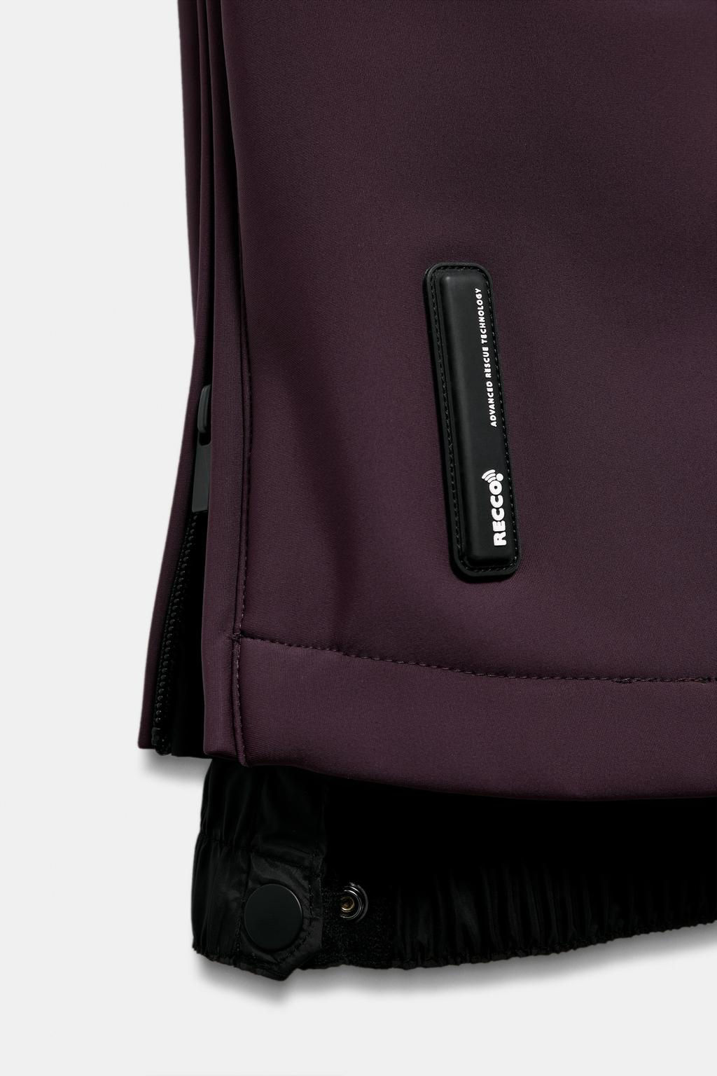 WATER-RESISTANT WINDPROOF RECCO® TECHNOLOGY SKI COLLECTION JUMPSUIT, CHARACTERISTICS - Zara фото 12