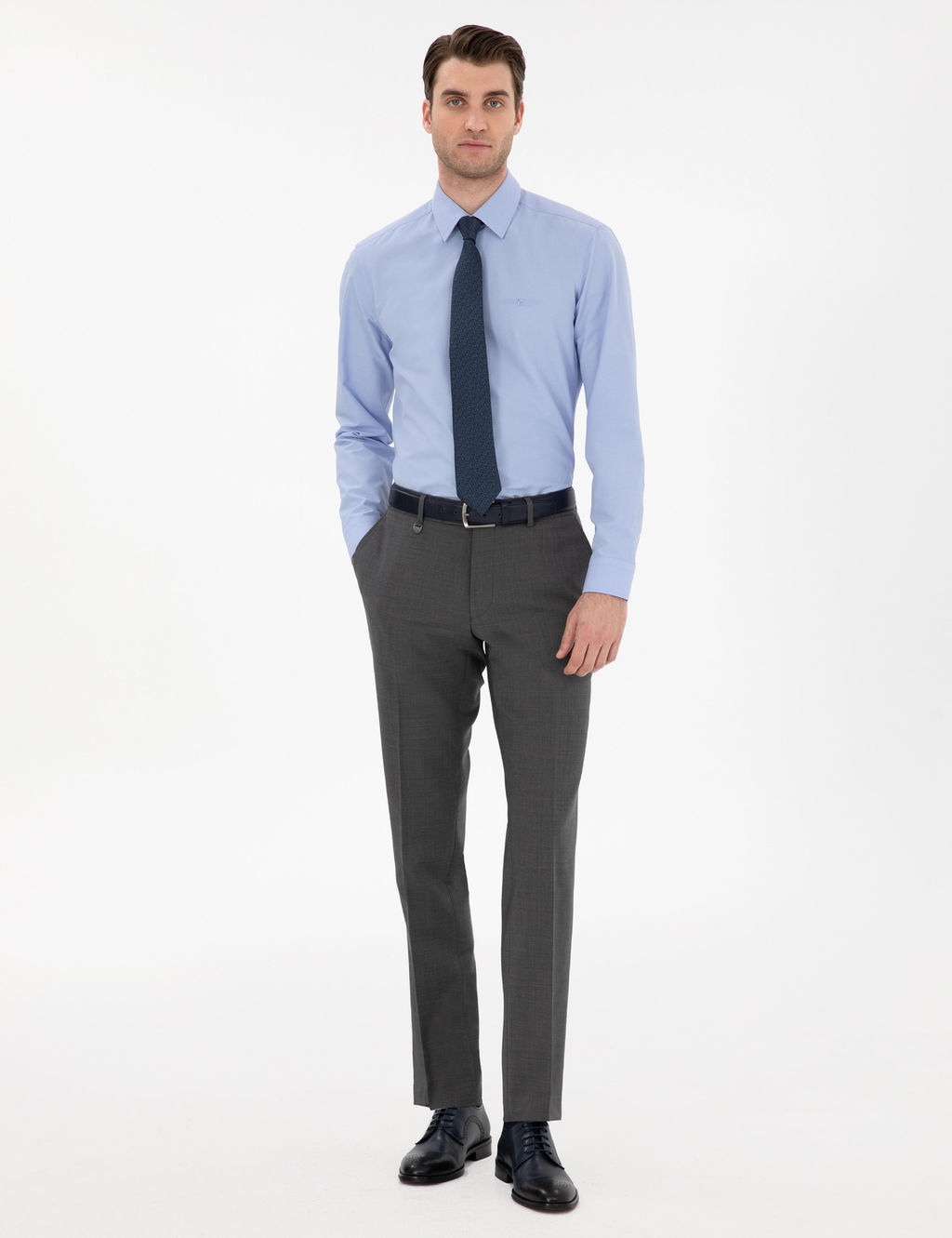 Mavi Slim Fit Uzun Kollu Basic G_mlek - Pierre cardin фото 4