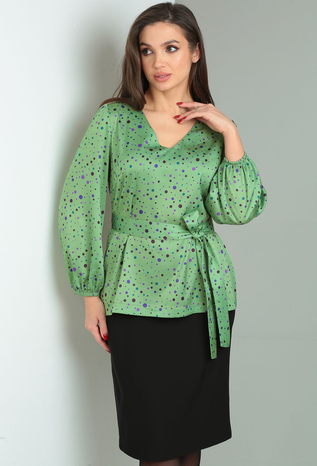 Комплект Verita 2194 чёрно-салатовый