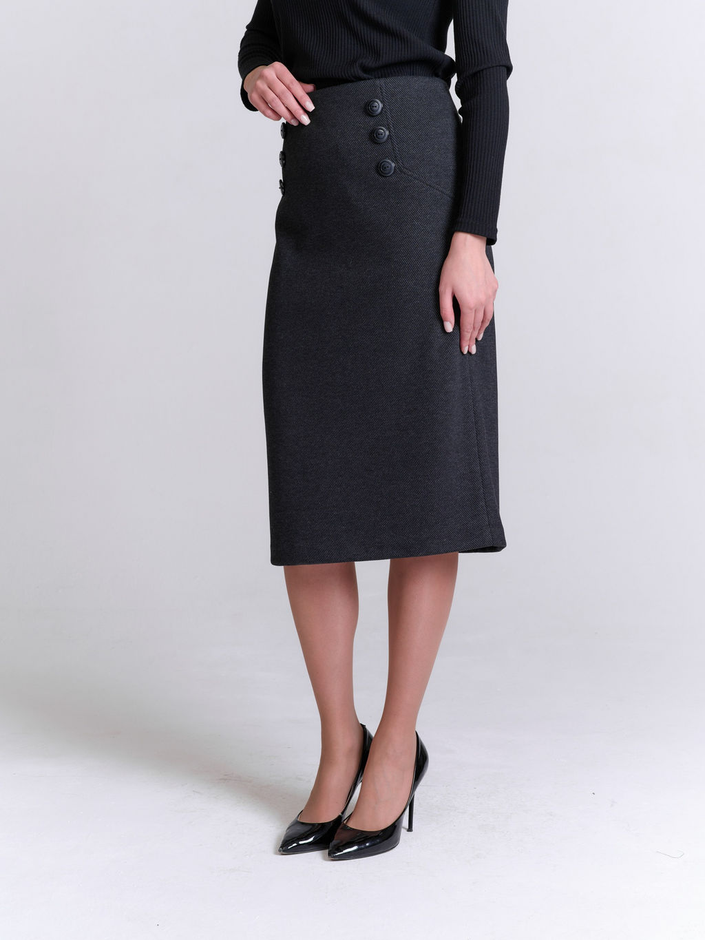 Юбка для холодной погоды с добавлением шерсти