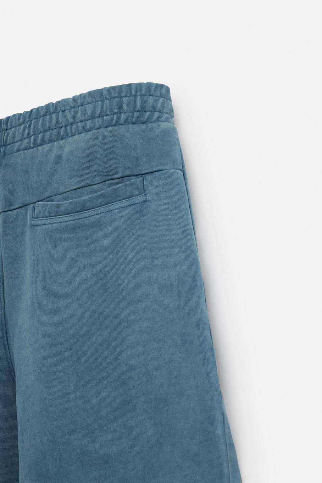 RELAXED FIT JOGGER BERMUDA SHORTS - Zara фото 30