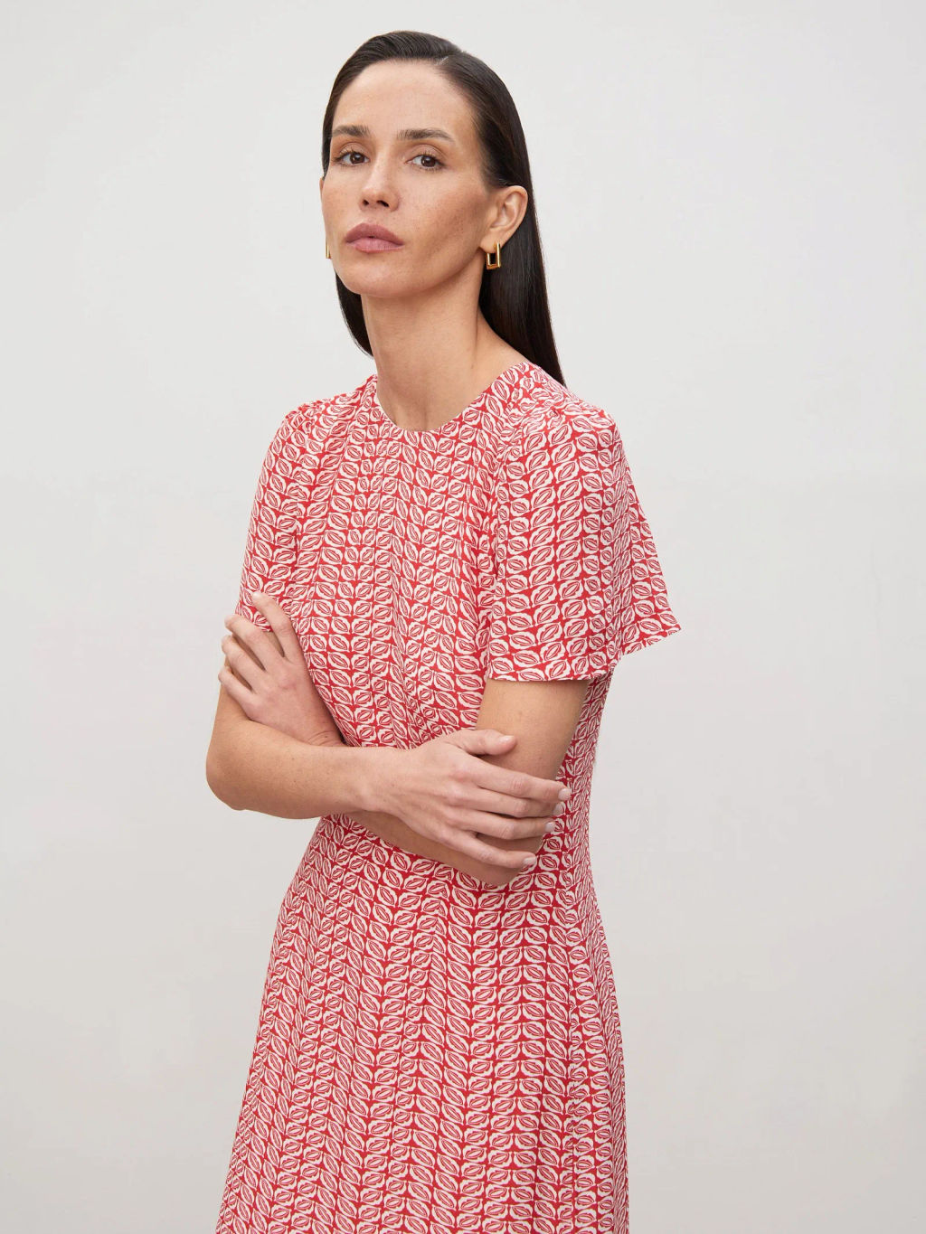 Платье с коротким рукавом - Emka фото 2