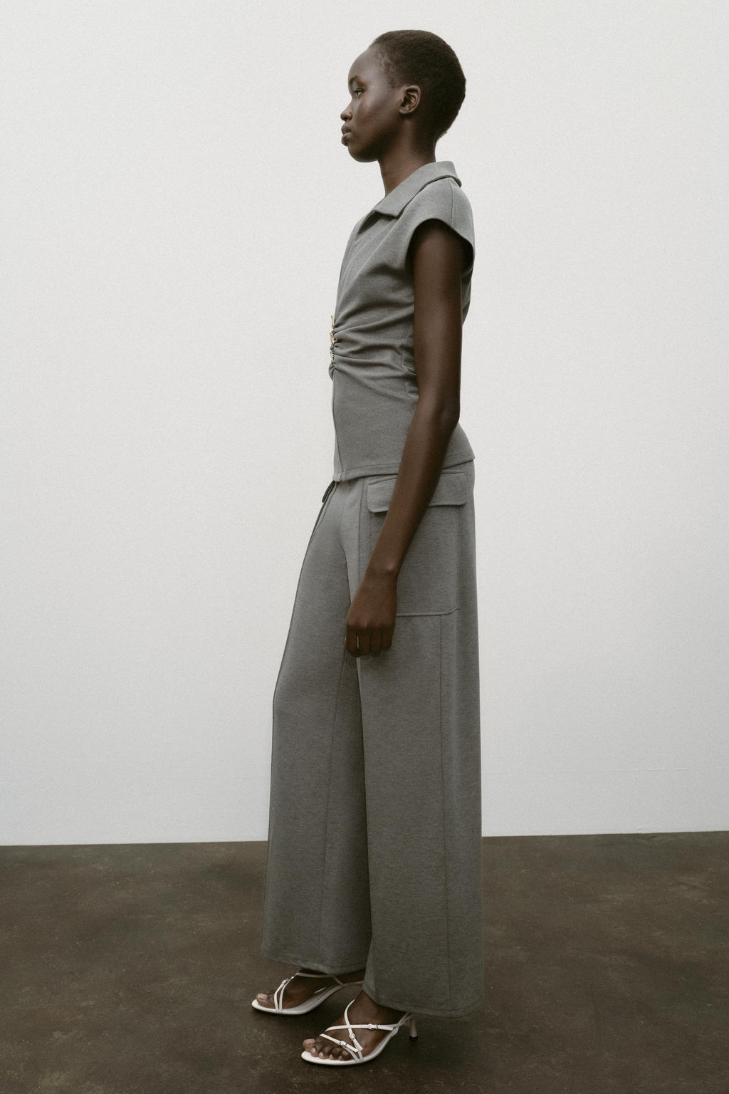 PIQU_ TROUSERS WITH POCKETS - Zara фото 3