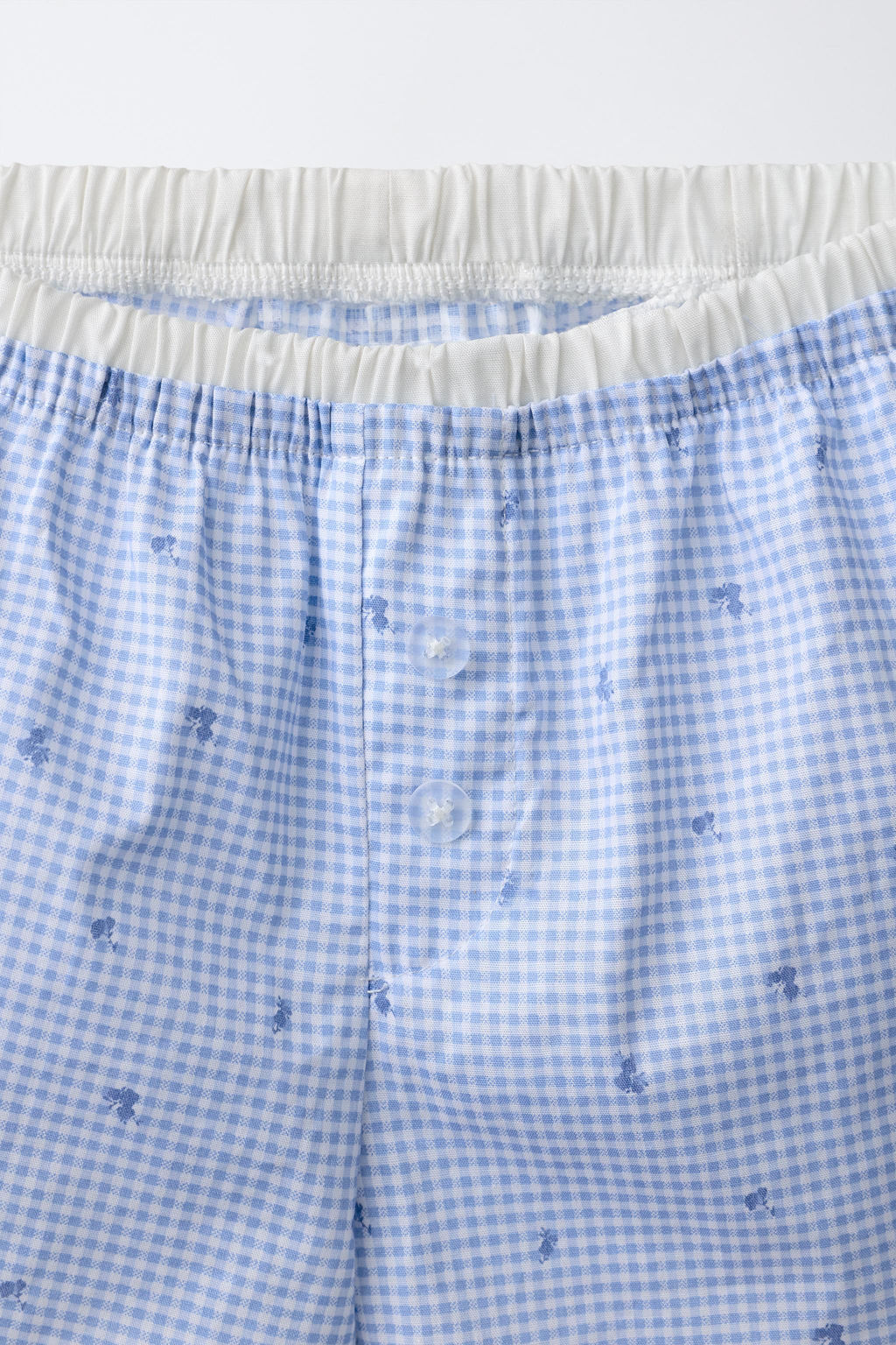 6-14 A?OS PIJAMA COMBINADO CUADRO VICHY / Azul - Zara фото 7