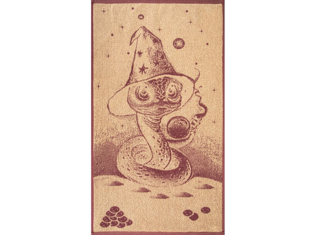 6с103.412ж1 Кудесница(слива1) Полотенце махровое 50х90см