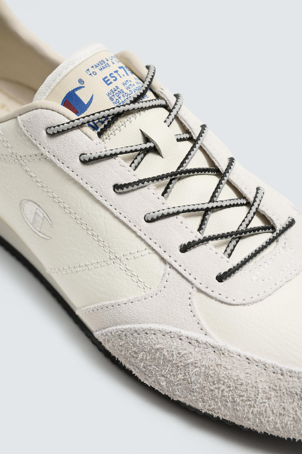 CHAMPION ® X ZARA LEATHER TRAINERS  фото 6