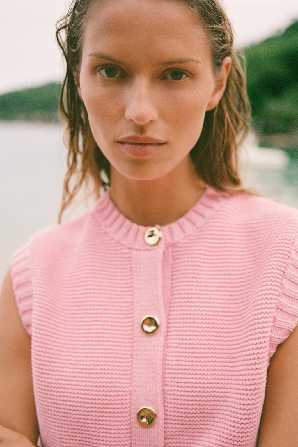 KNIT VEST TOP - Zara фото 3