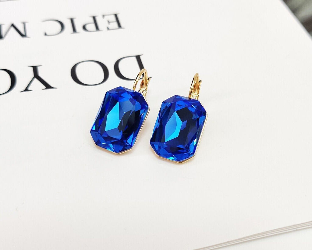 Серьги с чешскими кристаллами