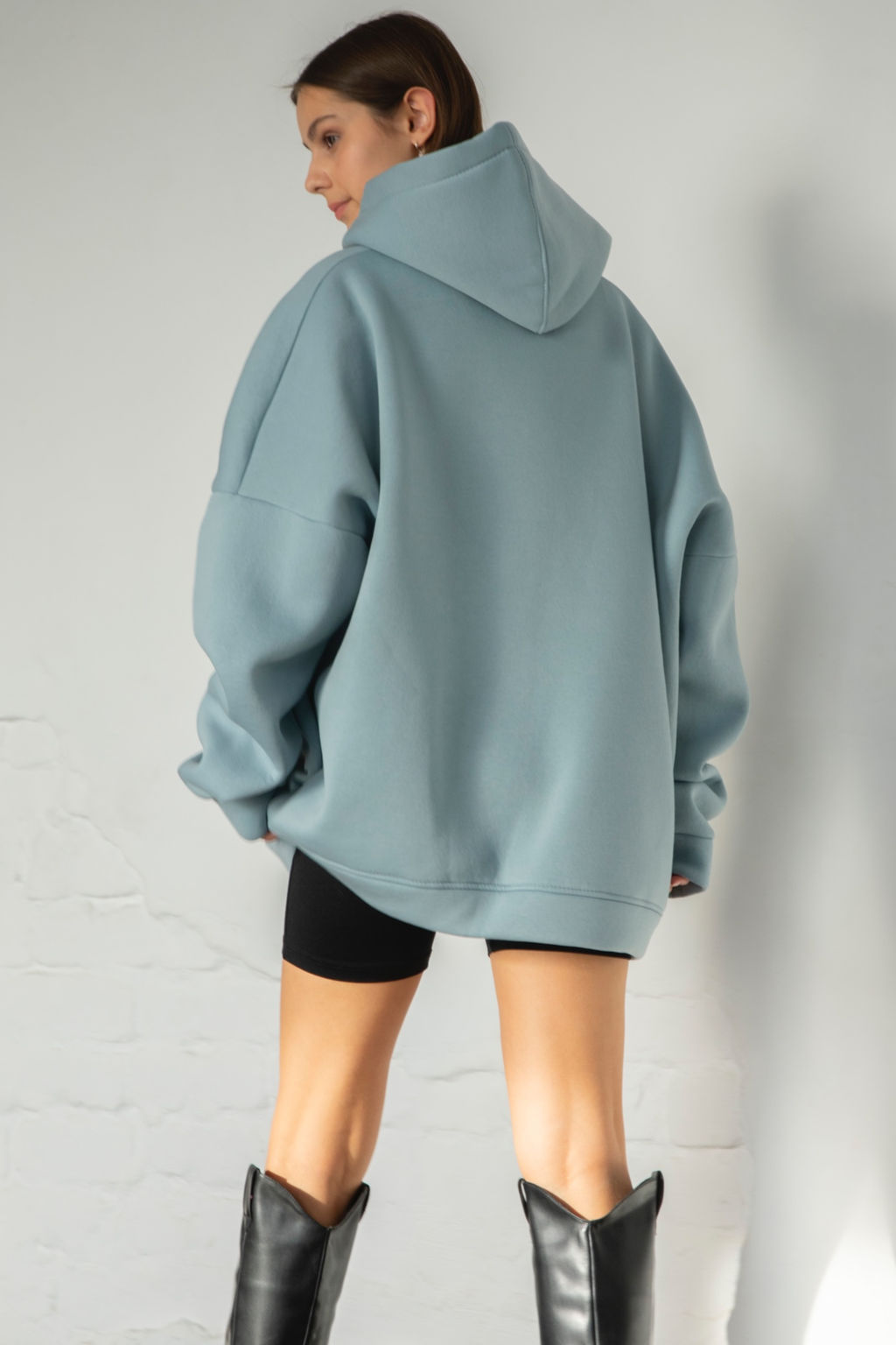 Толстовка FRIENDLY 013/06/Пыльно-голубой - M&G all natural фото 4