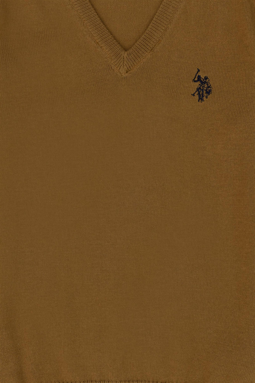 Базовый свитер светло-хаки для мальчика - U.s. polo assn фото 6