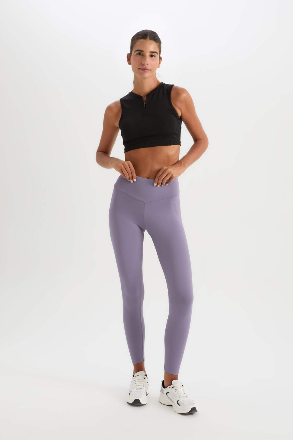 DeFactoFit Bask?l? Beli Saran Sporcu Tayt  фото 4