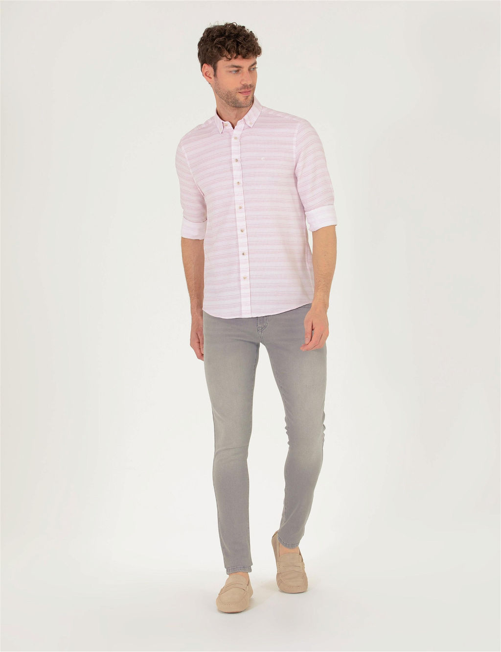 G_l Kurusu Slim Fit Uzun Kollu G_mlek - Pierre cardin фото 4
