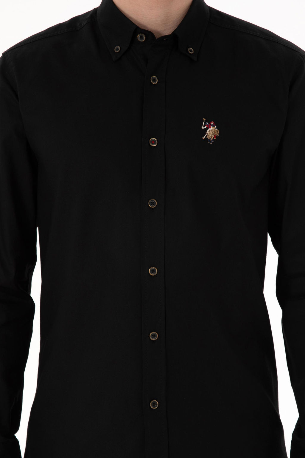 Erkek Siyah Uzun Kollu Basic G_mlek Sepette S_rpriz _ndirim - U.s. polo assn фото 13