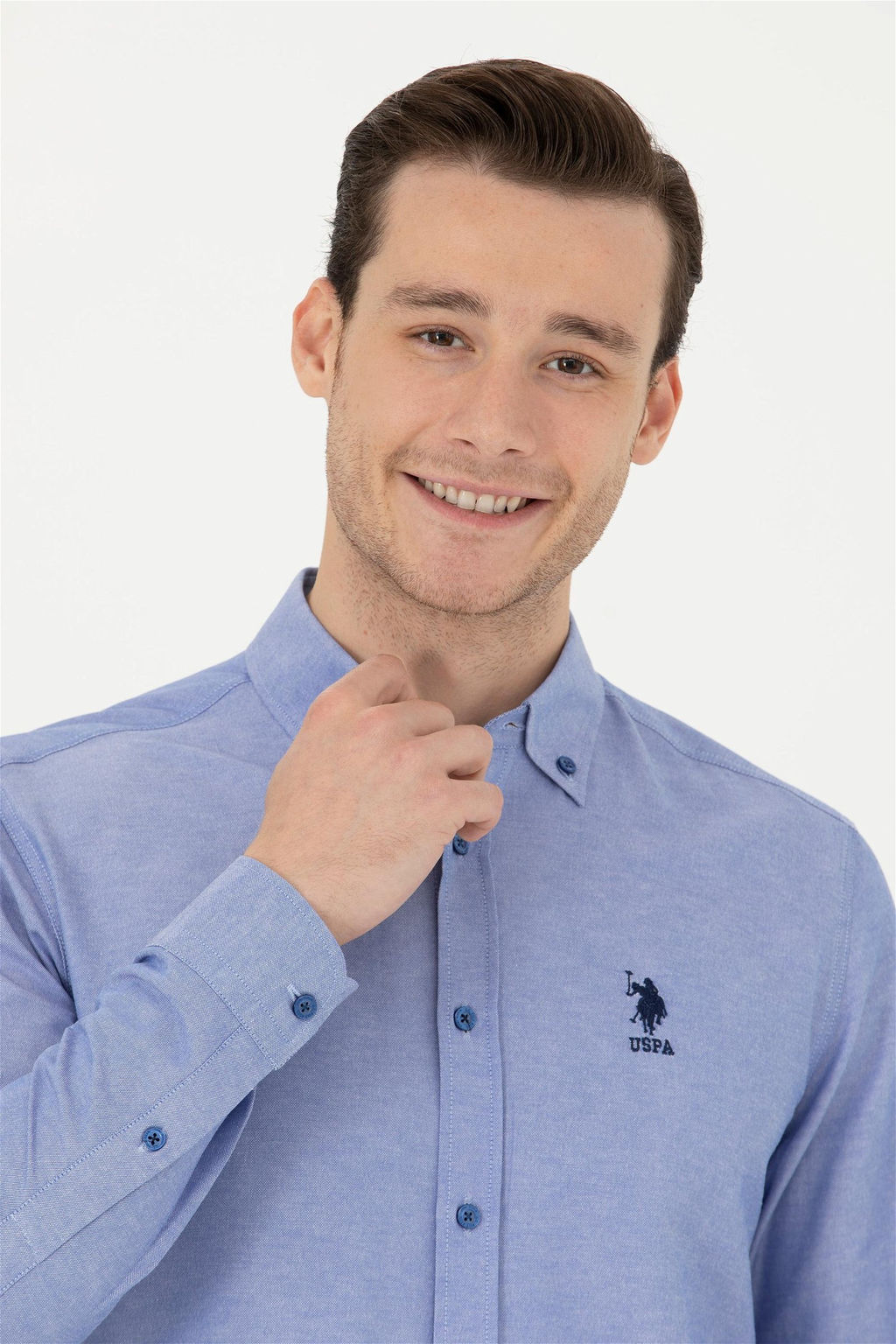 U. S. Polo Assn / Мужская базовая рубашка Saks с длинным рукавом - U.s. polo assn фото 2