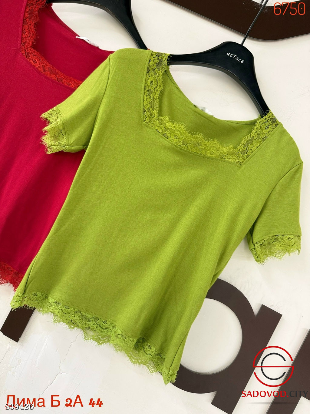 Футболка женская с гипюром - Bruno фото 5