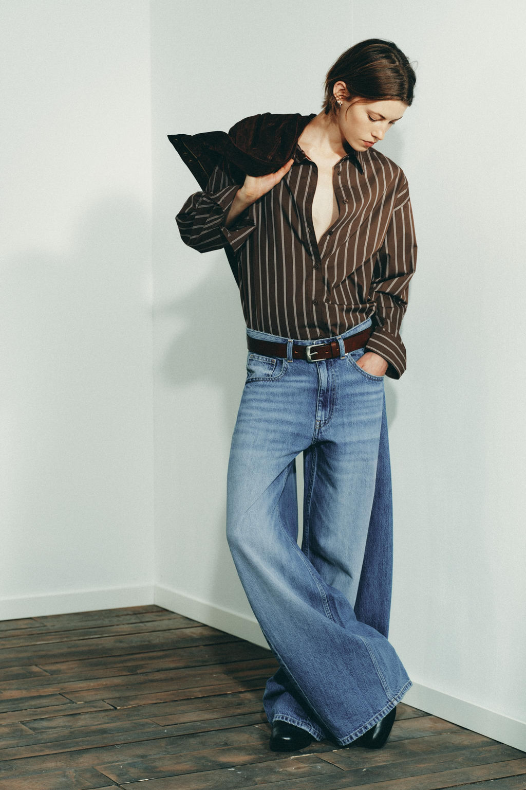 TRF OVERSIZED BALLOON HIGH-WAIST JEANS