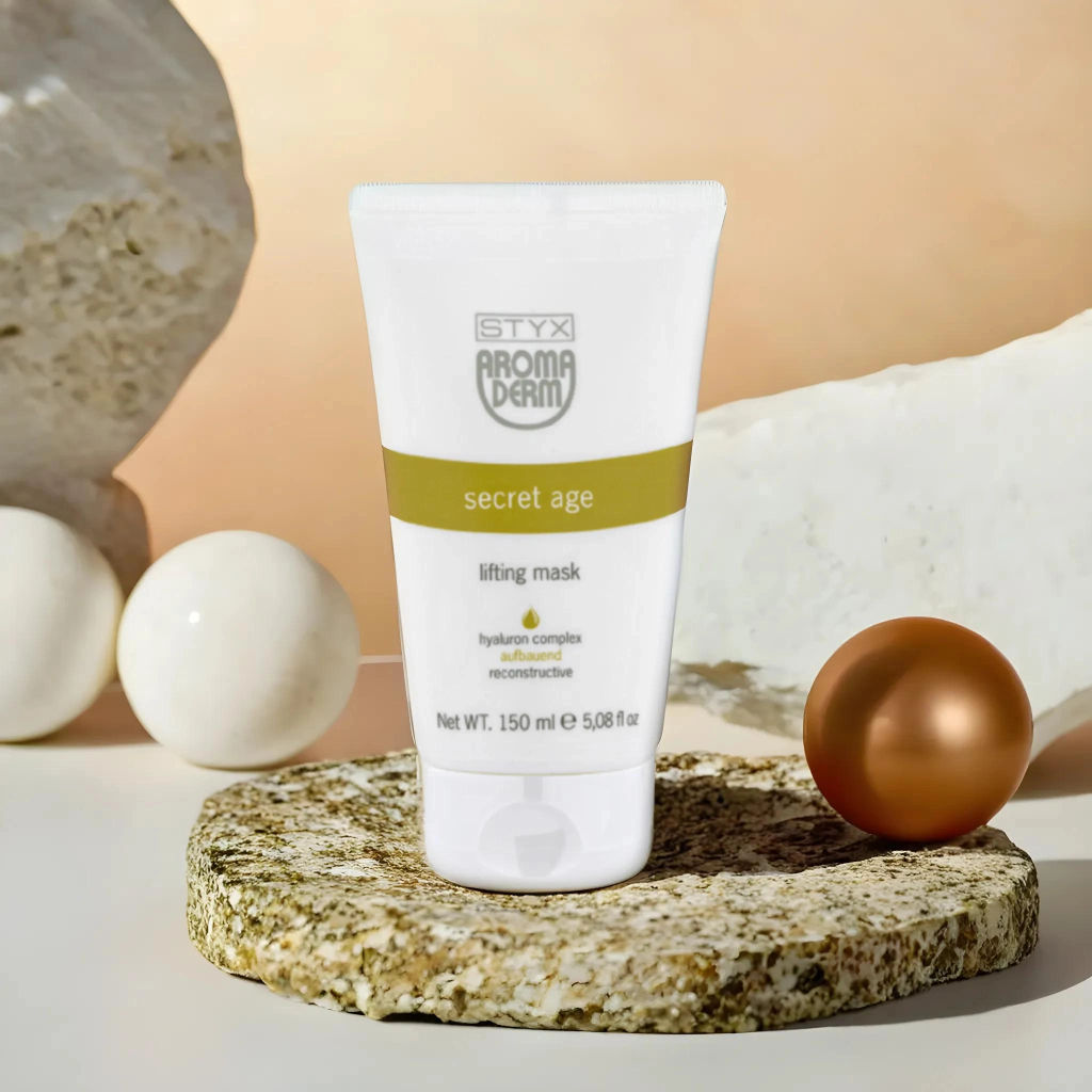 Обновляющая лифтинговая крем-маска для лица с эффектом сияния SECRET AGE STYX, 150 мл