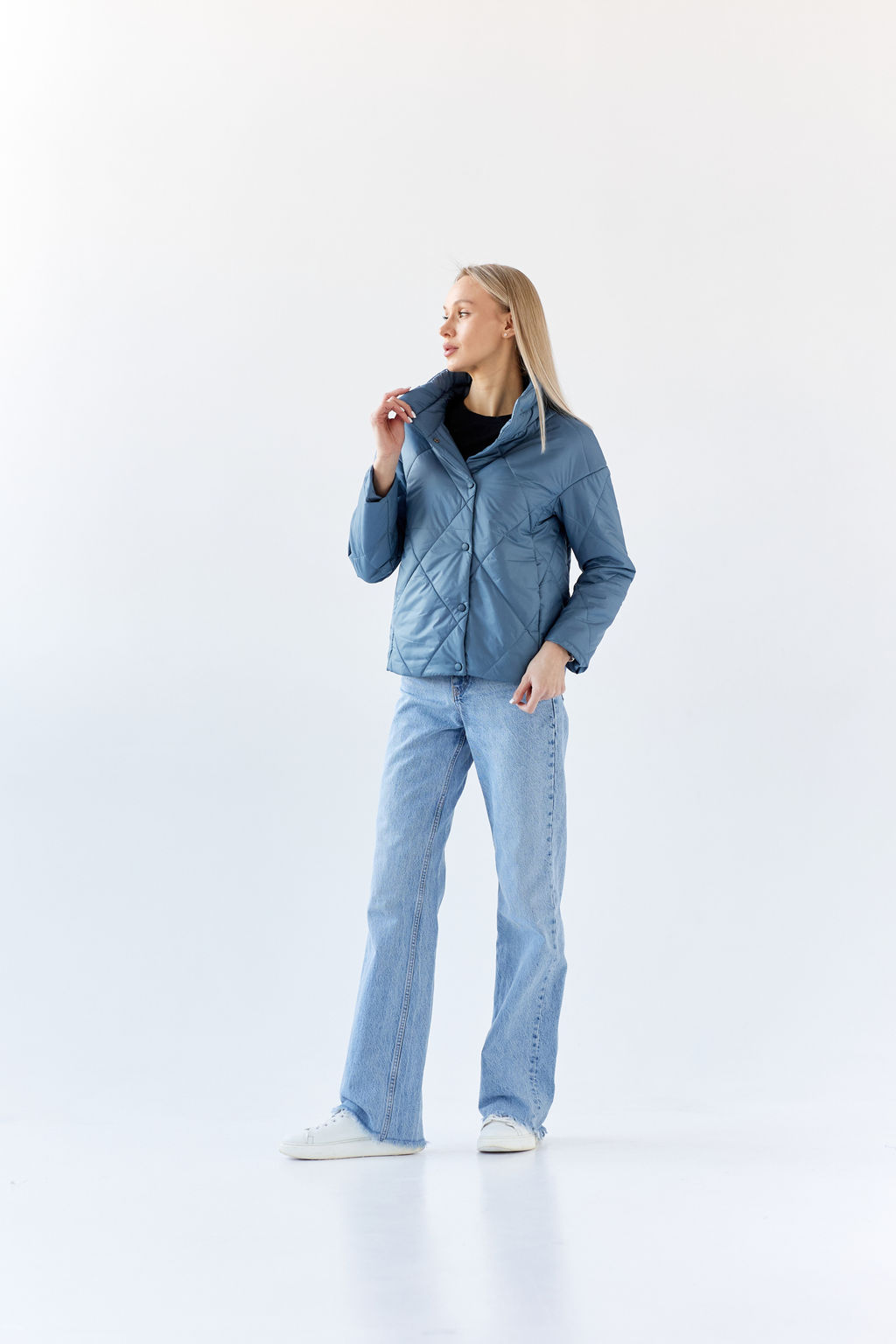 Куртка женская демисезонная 25300 (графит) - Kankan фото 5