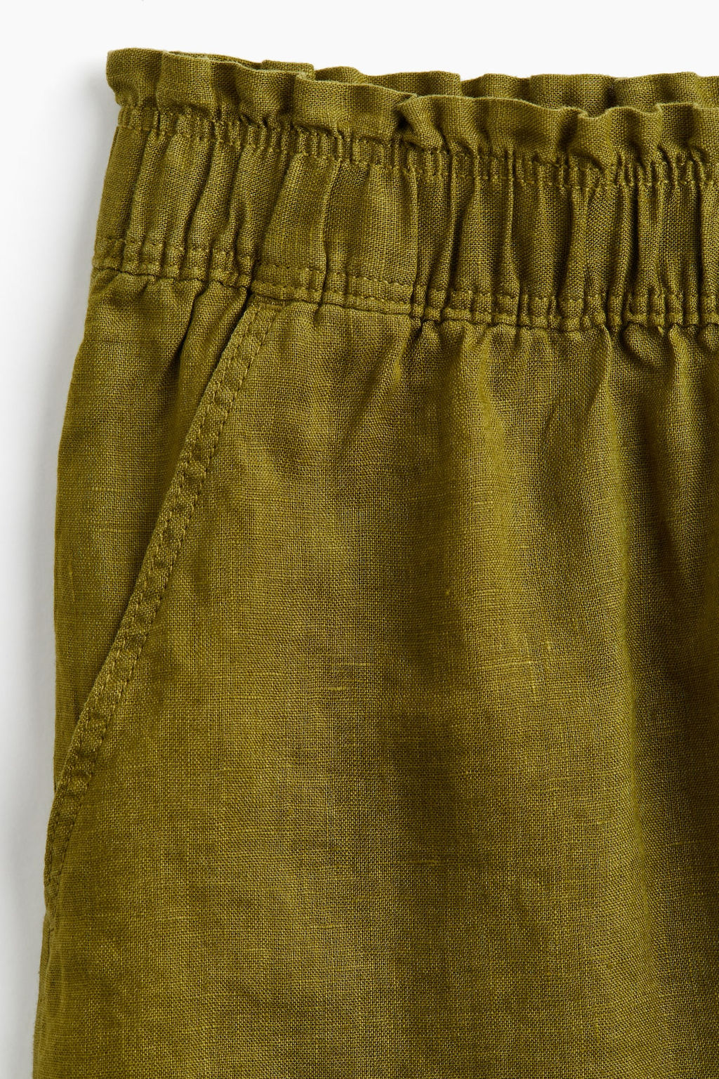 Pantalon corto de lino - H&m фото 6