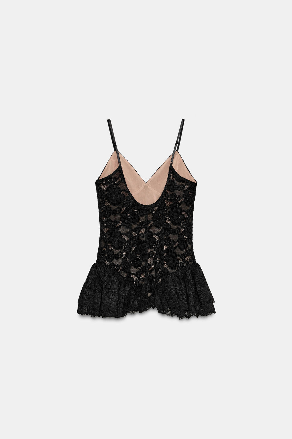 LACE PEPLUM TOP - Zara фото 4