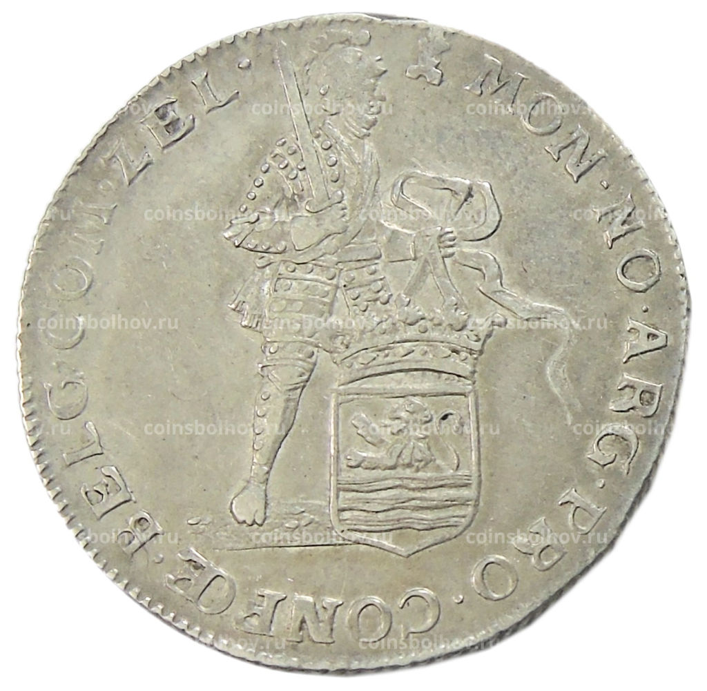 1/4 серебряного дуката 1762 года Голландская республика  Зеландия